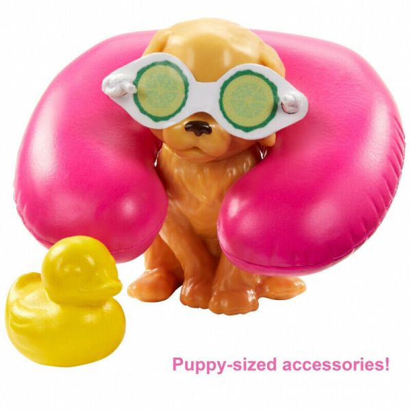 Mattel Barbie - Lutka blondinka s kužkom (GJG55)