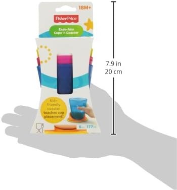 Fisher-Price - Enostavno Ciljanje: Skodelice in Koaster (4 Skodelice) (Y3536)