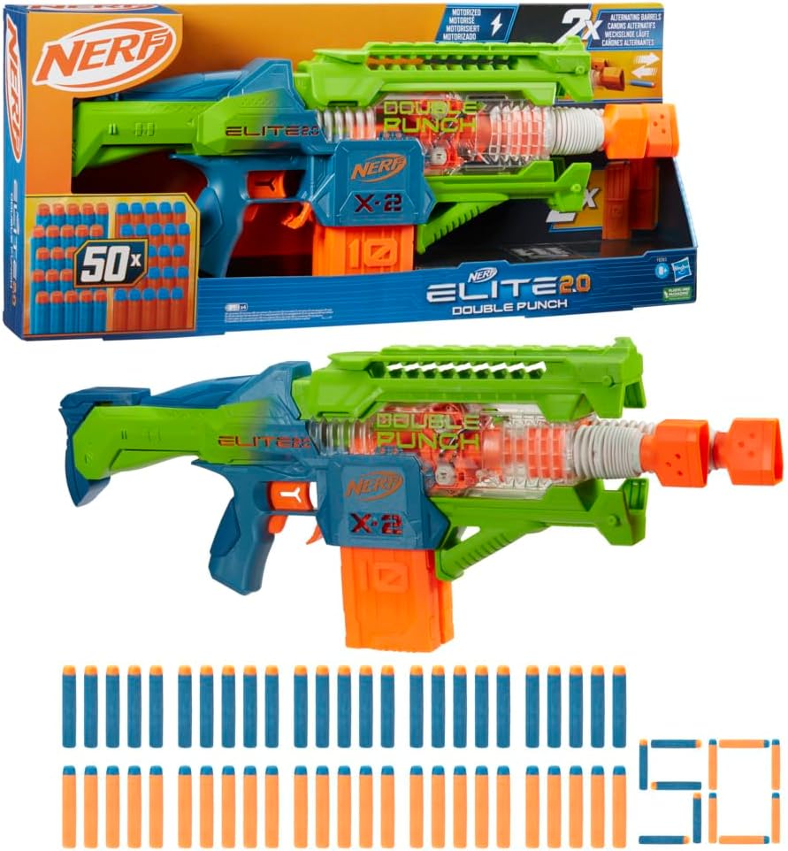 Nerf Elite 2.0: Double Punch Motoriziran Blaster