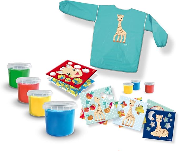 Sophie la girafe - Barvanje in slikanje