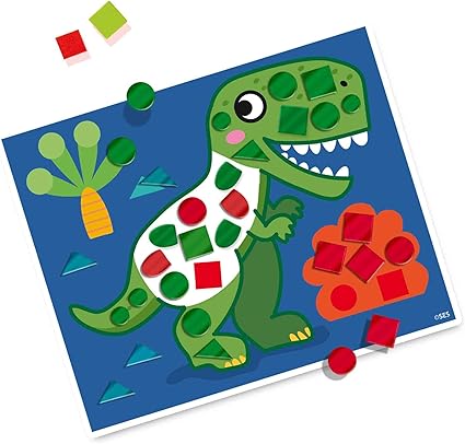 Učenje izdelave dino mozaikov