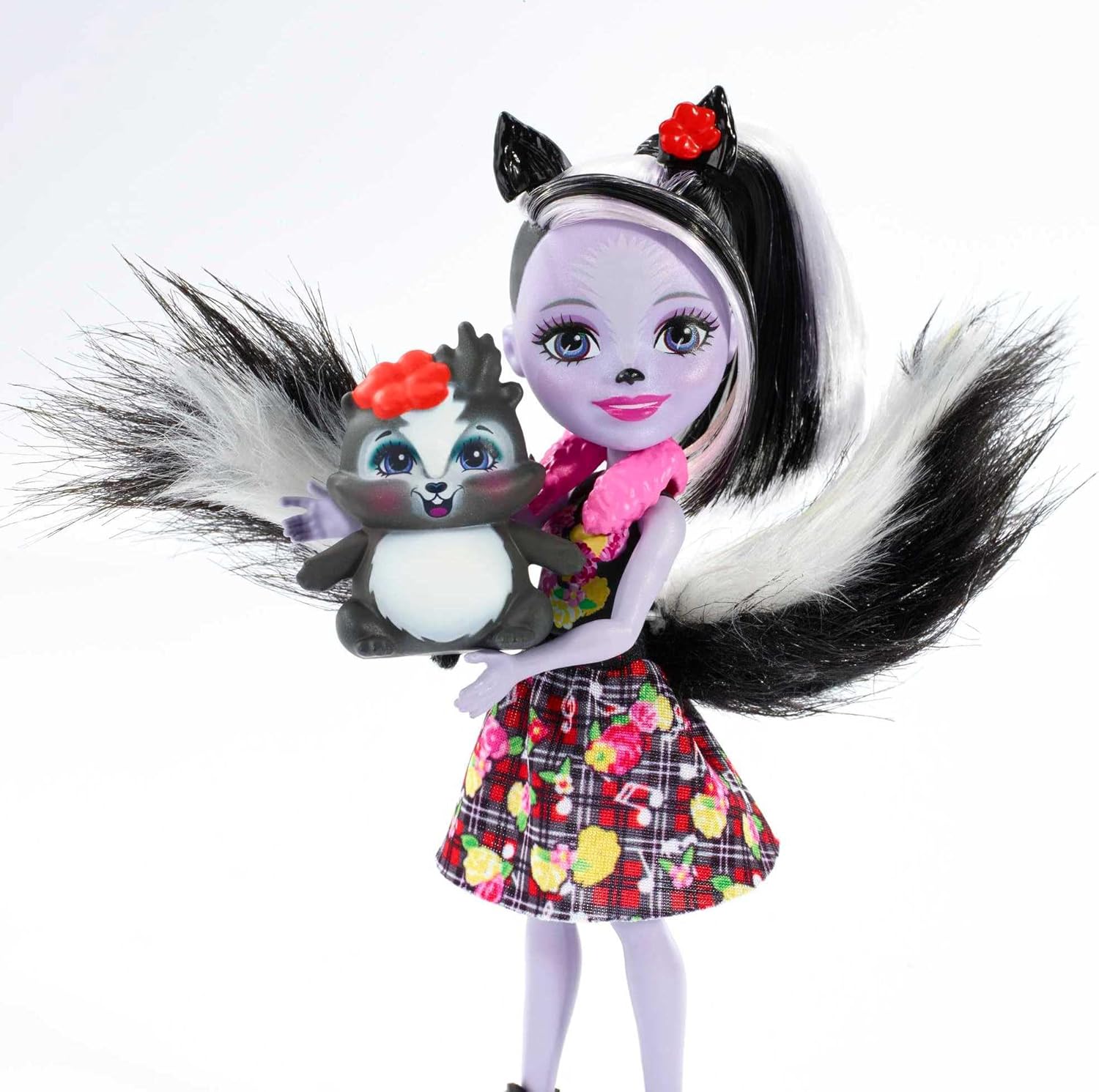 Mattel Enchantimals Mini punčka - Sage Skunk & Caper (FXM72)