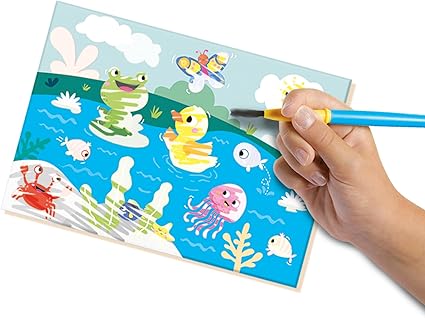 Barvanje z vodo - Skrite živali