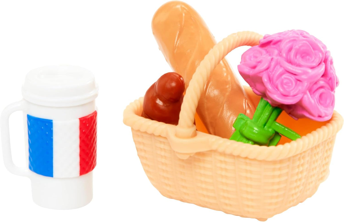 Barbie Pink Passport - Lutka Pariz potovalka (HWH99)