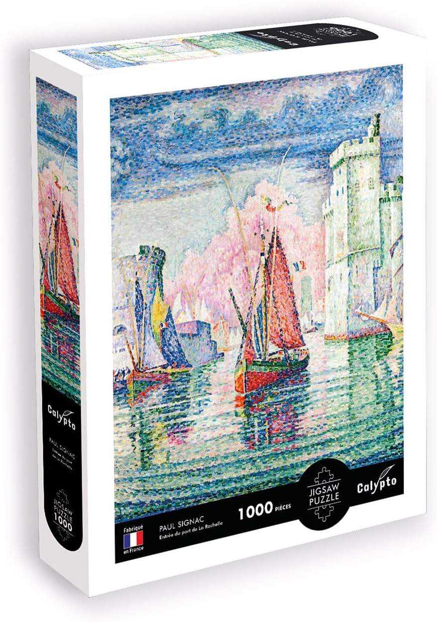 Puzzle 1000 kosov - Vhod v pristanišče La Rochelle - Paul Signac