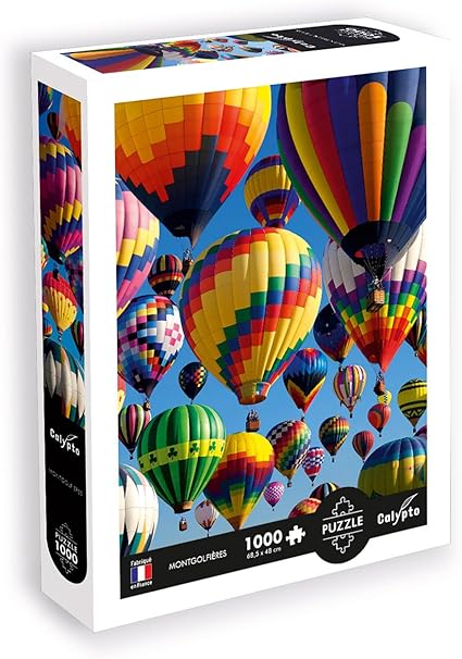 Puzzle 1000 kosov Paysage - Montgolfieres