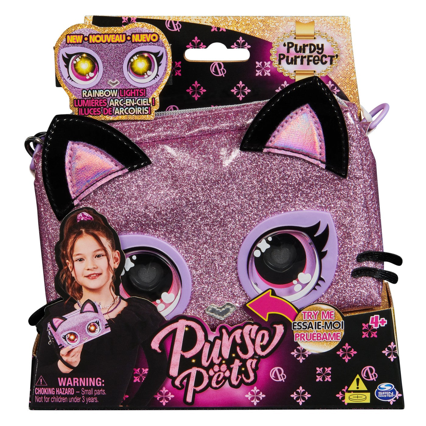 Purse Pets - 'Purdy Purrfect' interaktivna zapestna torba muca (6067884)