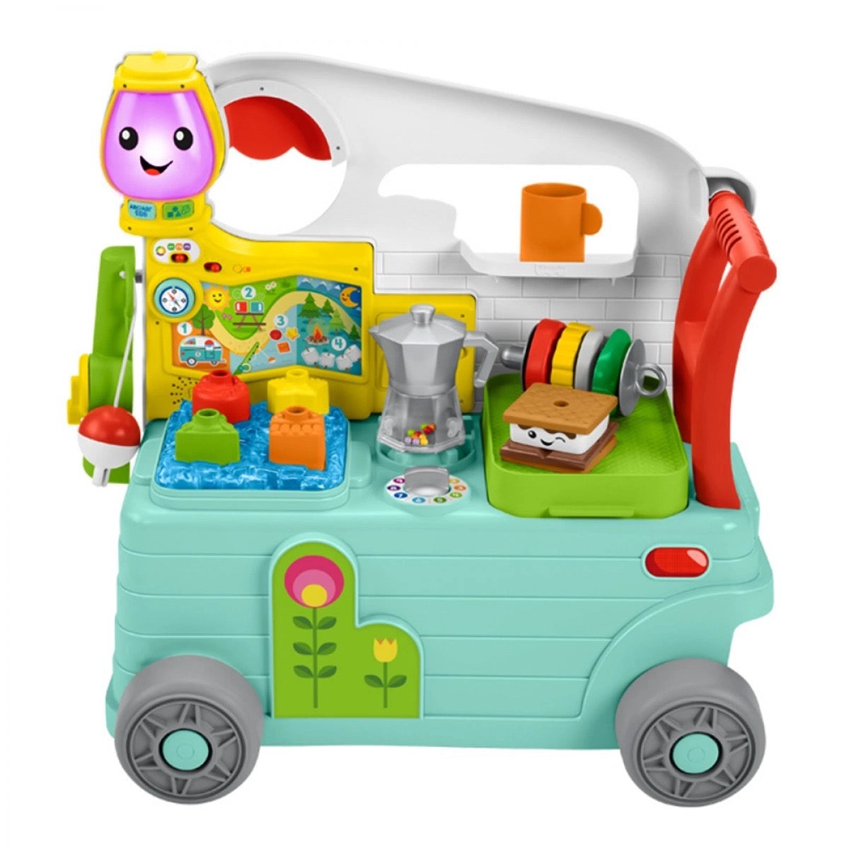 Fisher-Price - Potovalni avtodom 3 v 1 s pametnimi stopnjami (HCK81)