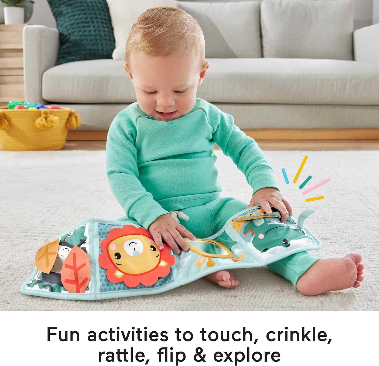 Fisher-Price - Zložljiva knjiga (HML63)