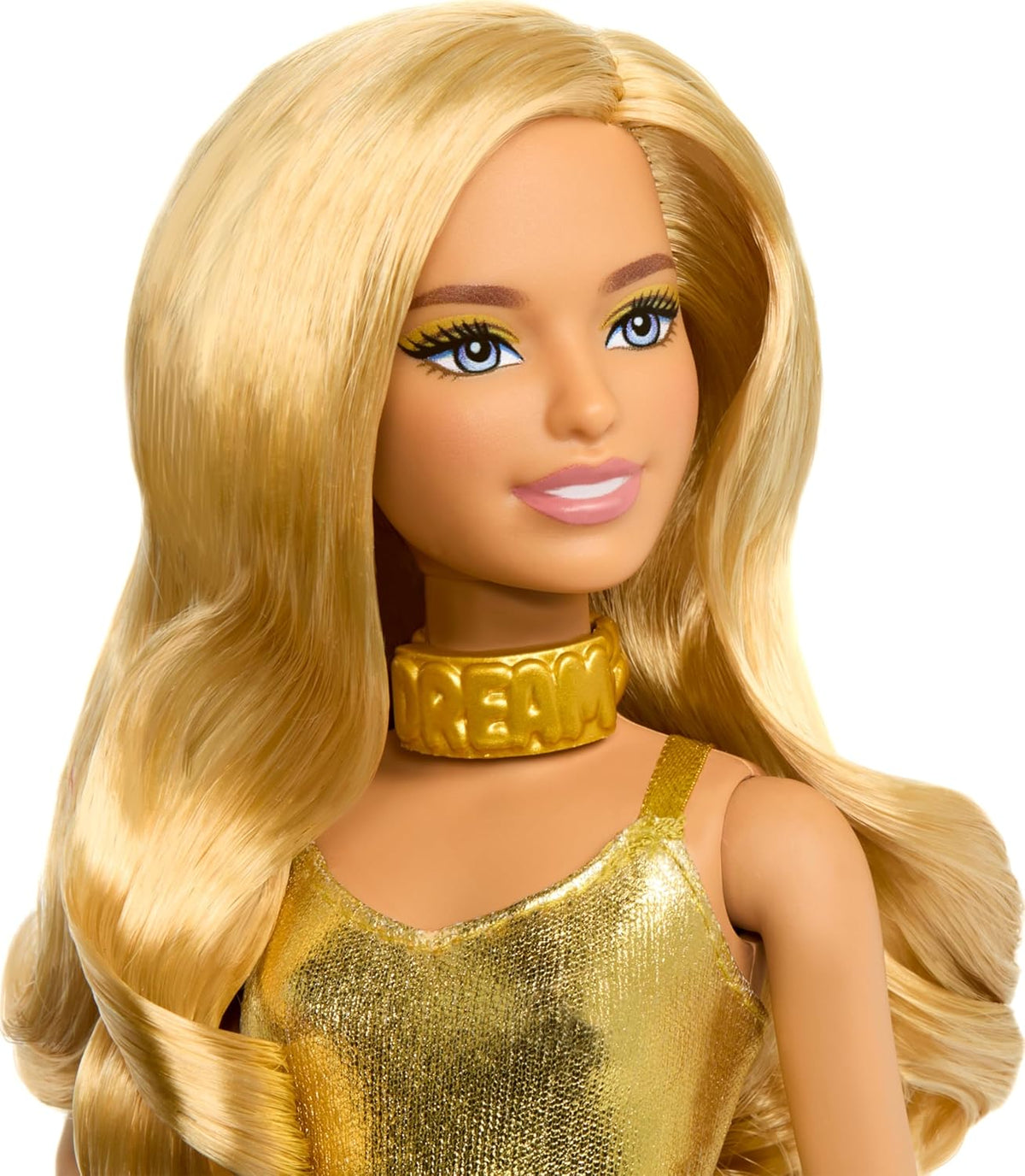 Barbie  Fashionistas Petite u zlatom kombinezonu – 65. obljetnica