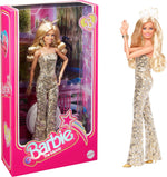 Mattel Barbie: Film - Zbirateljska lutka Margot Robbie v zlati disco skakalni obleki (HPJ99)