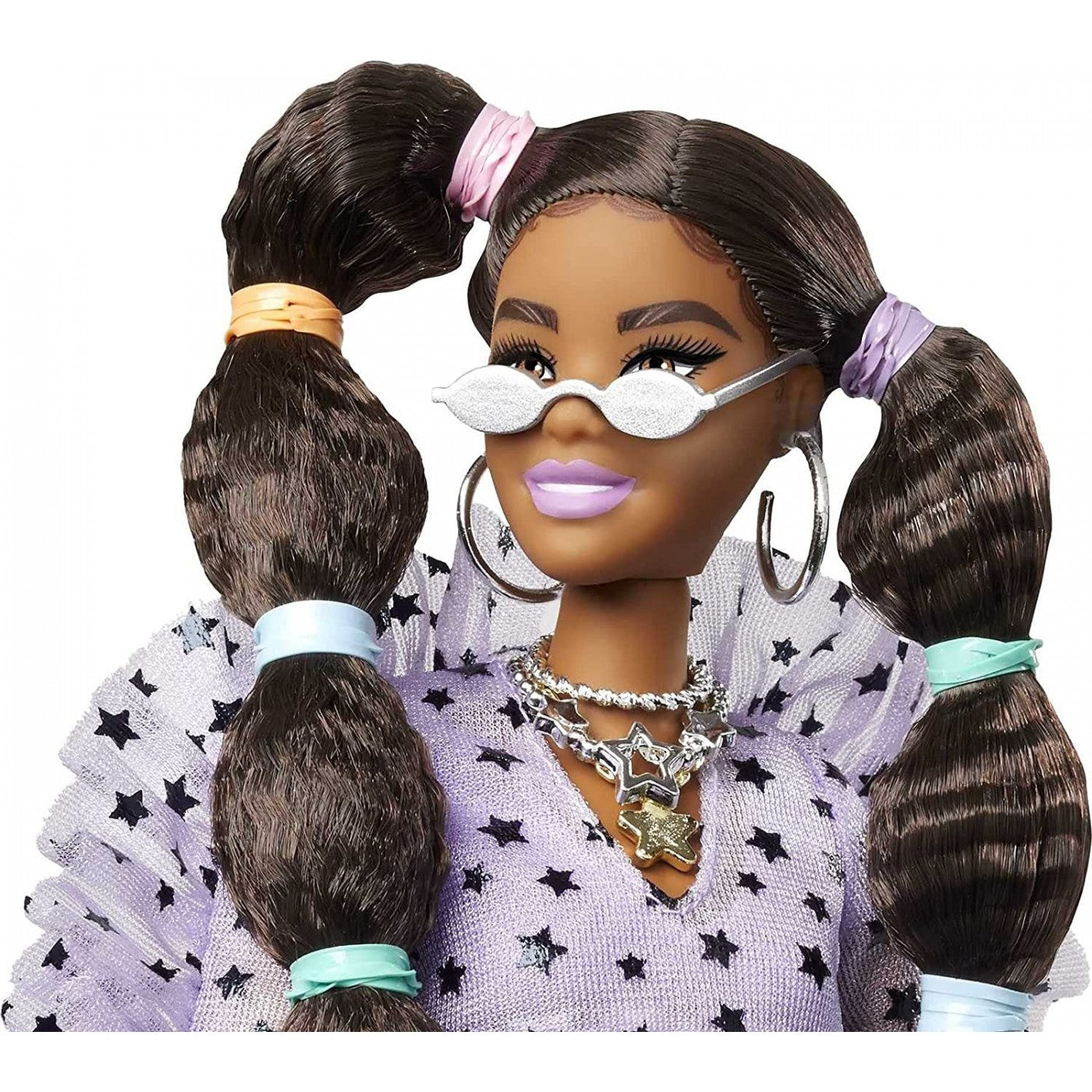 Mattel Barbie Extra: Bobble Hair Lutka Temne Polti (GXF10)