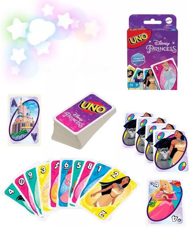 Mattel: UNO Disney Princess Kartna igra (GYY69)