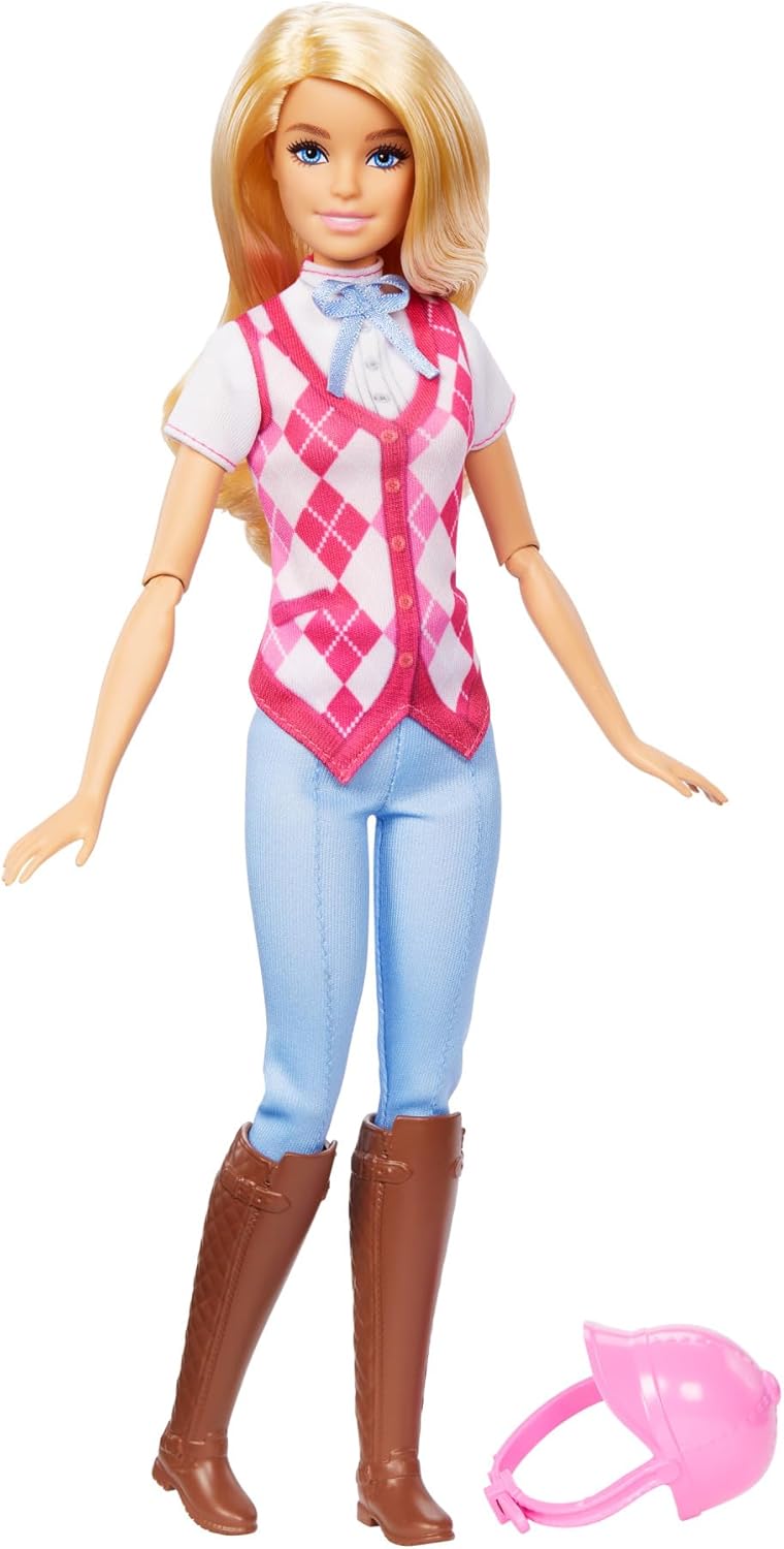 Mattel Barbie Mysteries: The Great Horse Chase - "Malibu" lutka z jahalno opremo in dodatki (HXJ38)