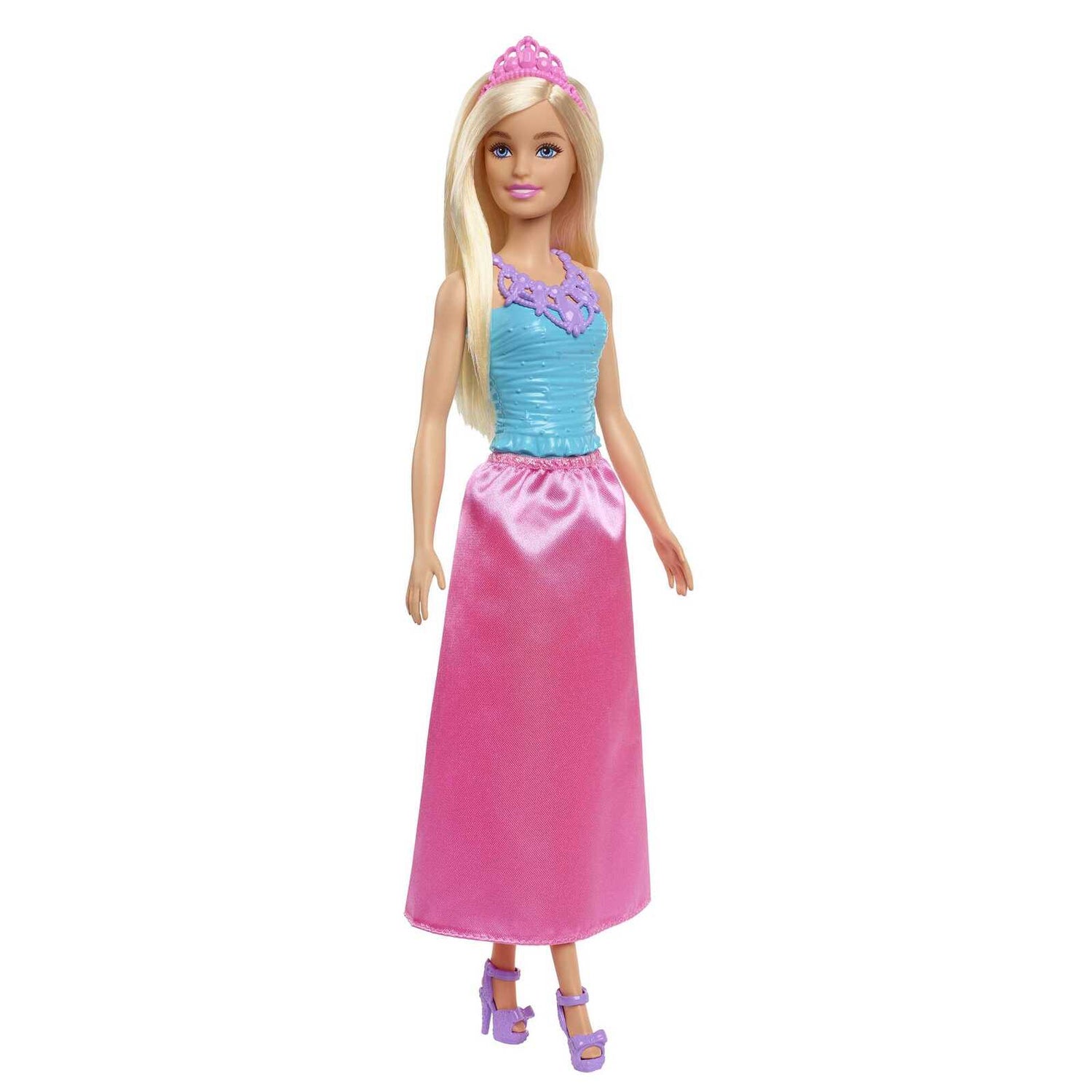 Mattel Barbie - Lutka z roza obleko in blond lasmi (HGR01)