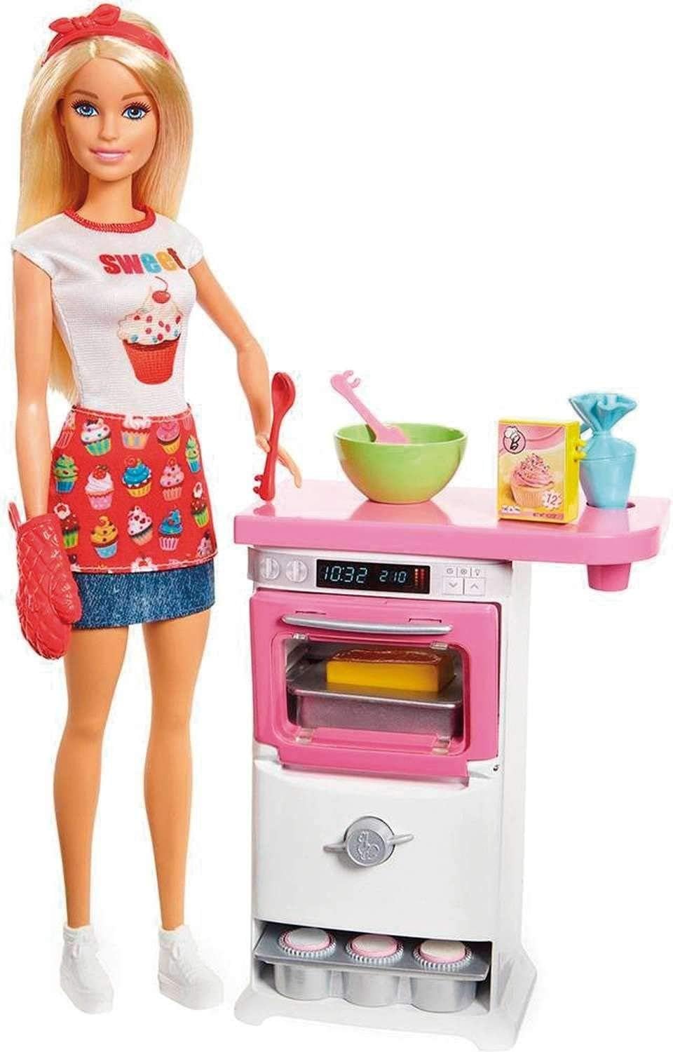 Mattel Barbie lutka - Predstavitev pekarja (FHP57)