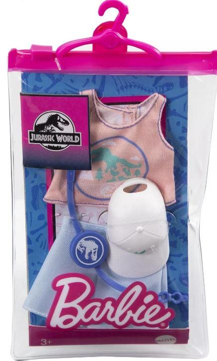 Mattel Barbie: Jurassic World - Komplet s klobukom (GRD46)