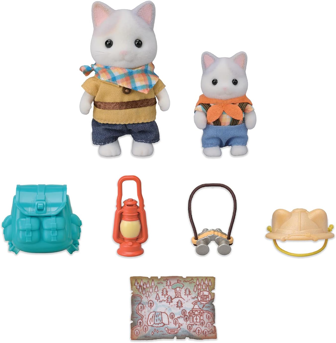Sylvanian Families - Razburljiv raziskovalni komplet - Latte Cat brat in dojenček 5763