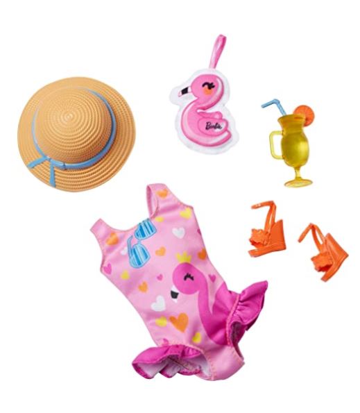 Mattel Barbie - Modni komplet za plažo (HMM56)