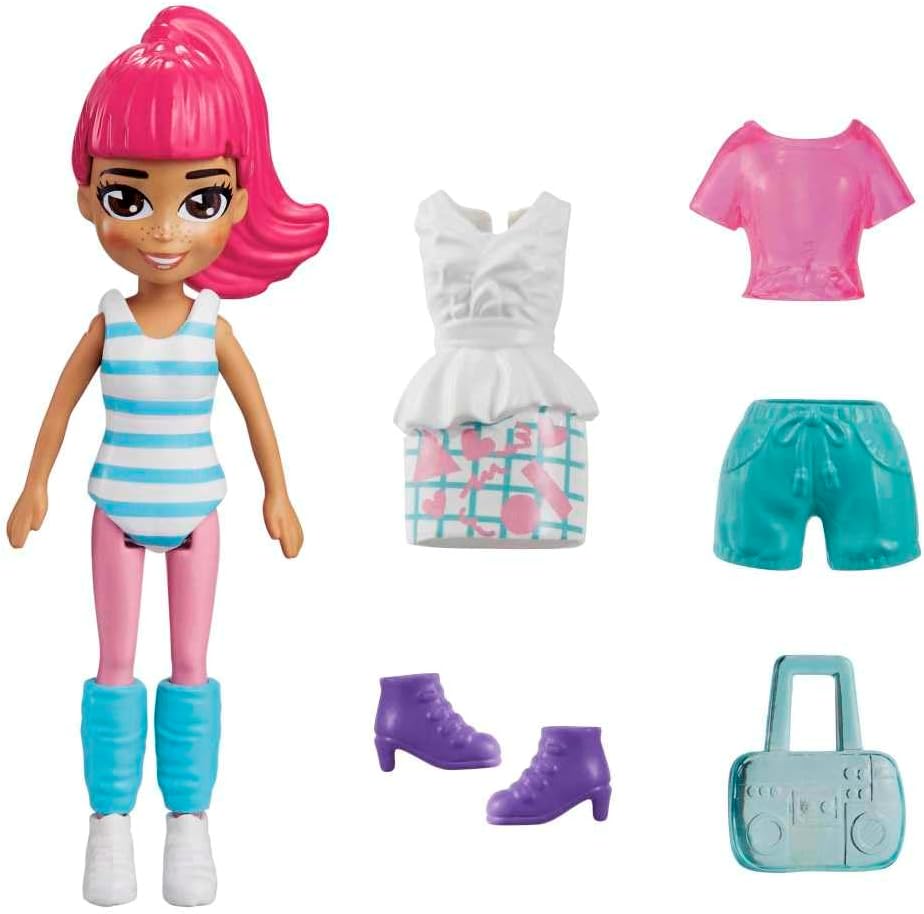Mattel Polly Pocket - Športna modna punčka (HKV87)