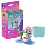 Mattel Mega Bloks Barbie - Mikro-lutka za surfanje in plavanje (HHP86)