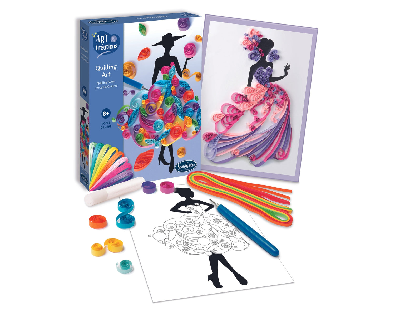 Art & Creations Quilling Art - Sanjske obleke