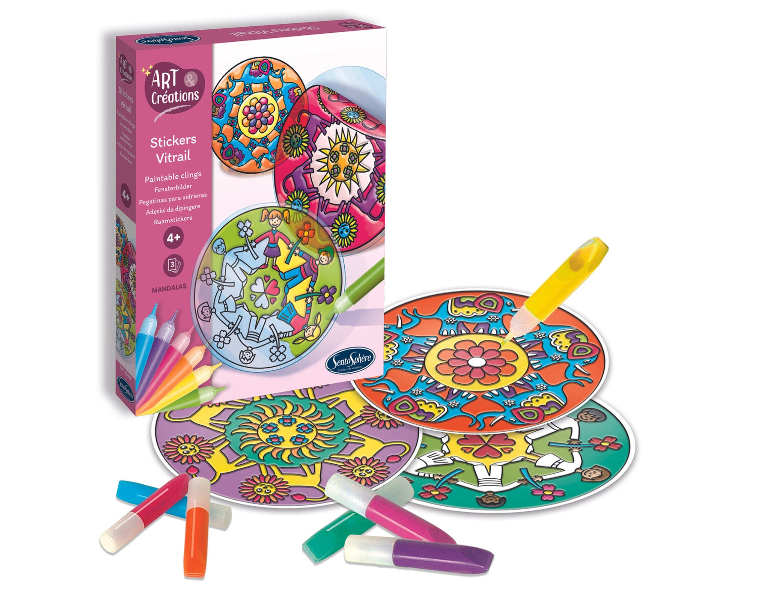 Art & Creations Stickers Vitrail - Mandale