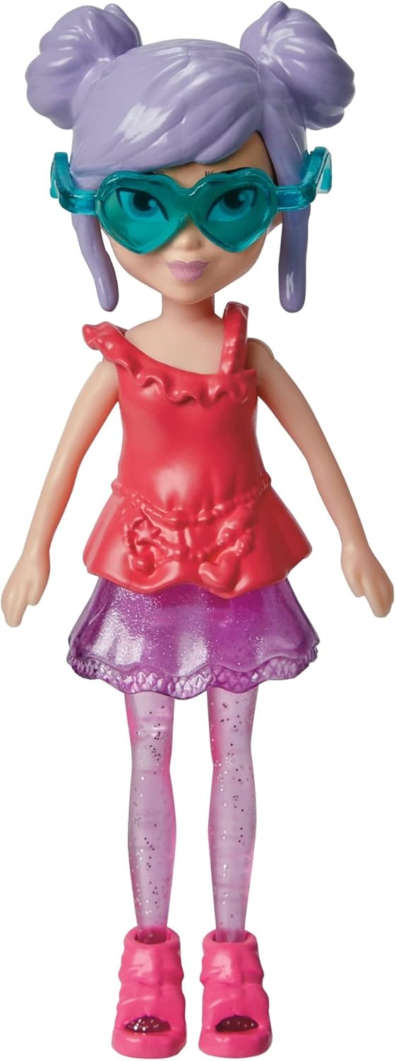 Mattel Polly Pocket - Lutka za jutranji sprehod s hišnim ljubljenčkom (HKV94)