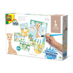 Sophie la girafe - Barvanje z vodo