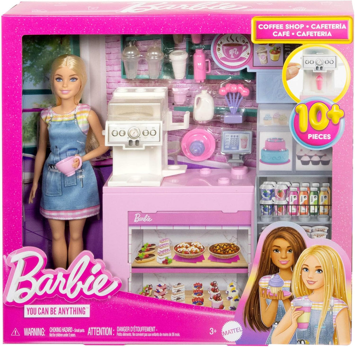 Mattel Barbie: Lahko si karkoli - Set za igro kavarne (HXN94)