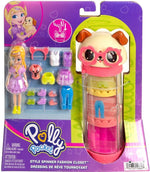 Mattel Polly Pocket - Ogrinjalna omara za modo s psom (HKW06)