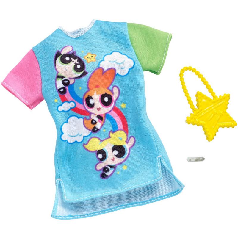 Mattel Barbie modni paket oblačil - Obleka Powerpuff Girls (FXK67)