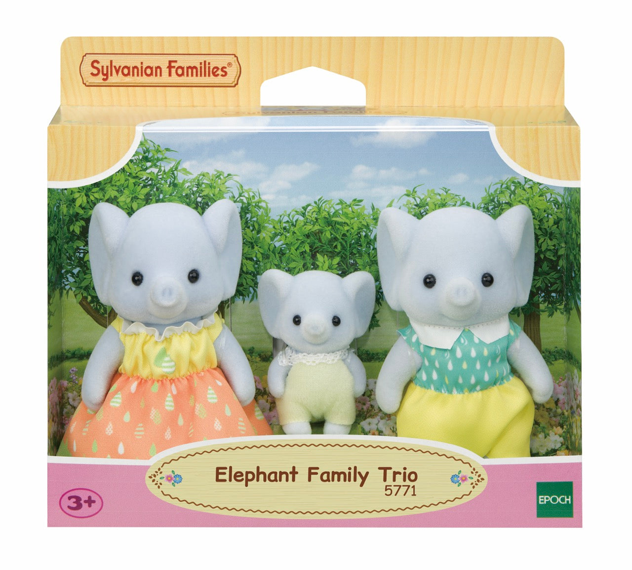 Komplet Družina Slonov