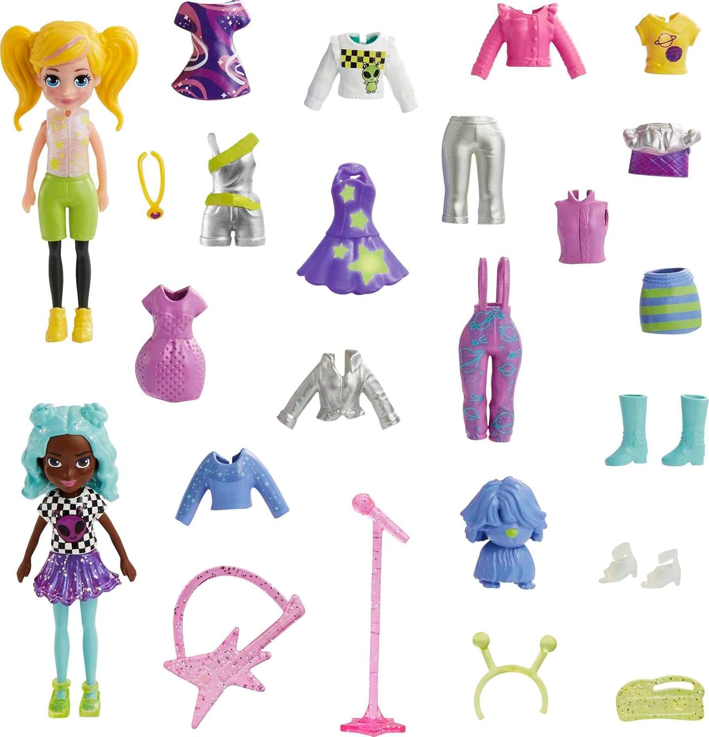 Mattel Polly Pocket - Modni paket za zvezdniško pop zvezdo (HKV97)