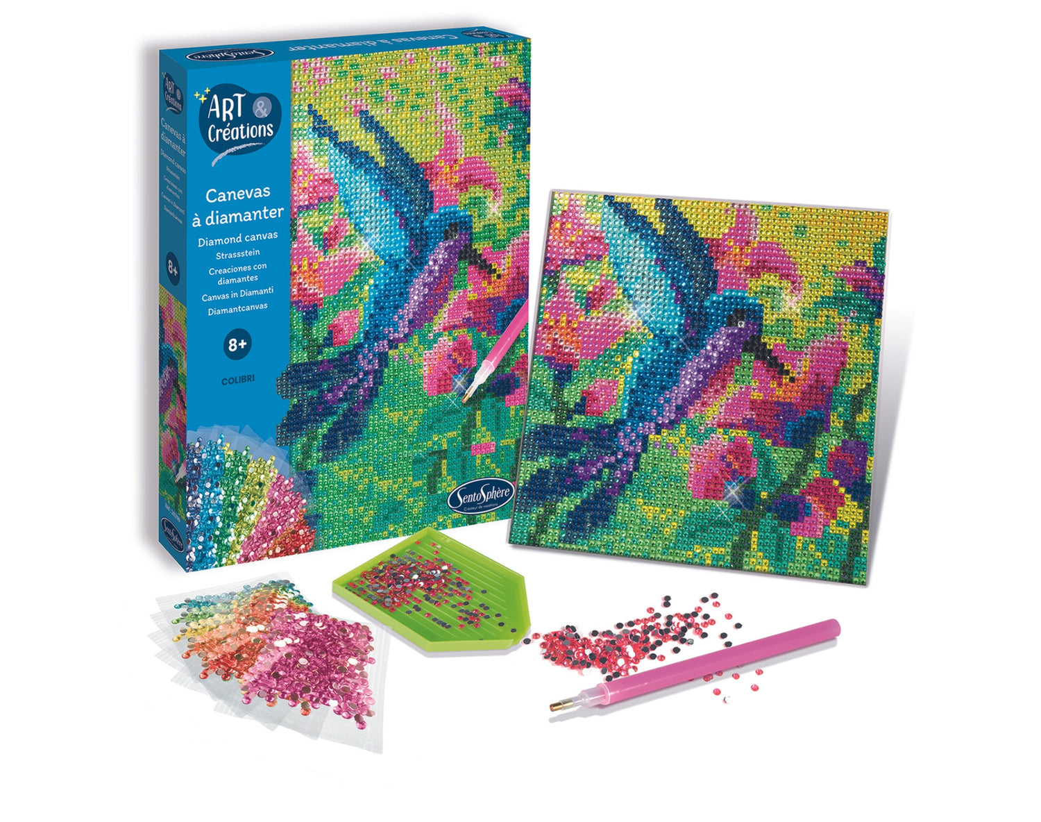 Art & Creations Canevas A Diamanter - Kolibri