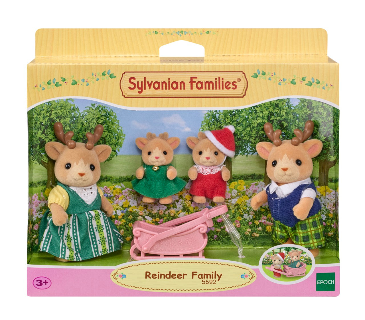 Sylvanian Families - Družina božičnih jelenov