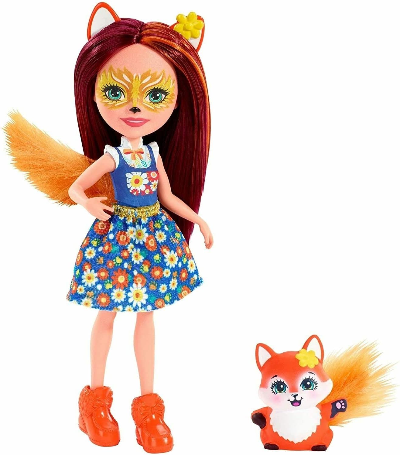 Mattel Enchantimals Mini punčka - Felicity Fox & Flick (FXM71)