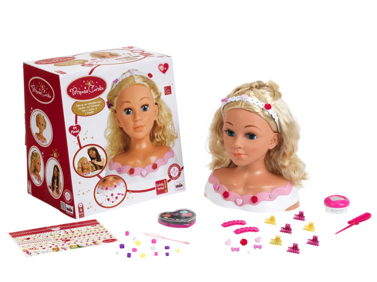 STS - Glava za ličenje in friziranje 'Rose'