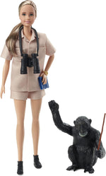 Mattel Barbie - Dr. Jane Goodall, etologinja in konzervatorka (HCB82)