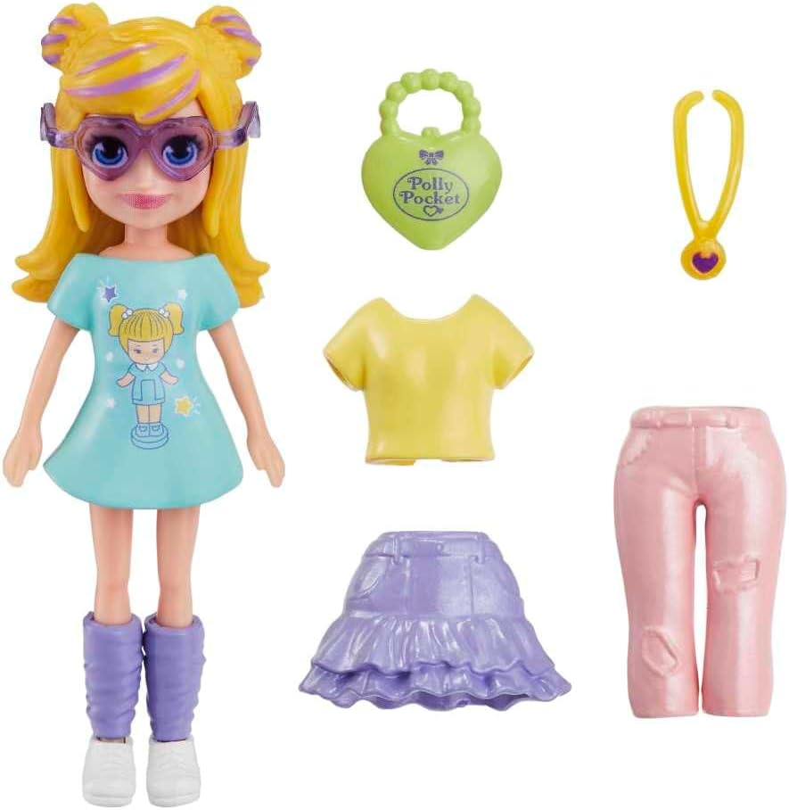 Mattel Polly Pocket - Jutranja modna punčka (HKV83)