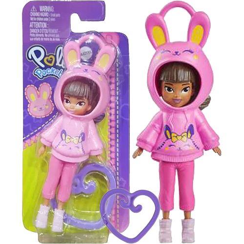 Mattel Polly Pocket: Lutka s Kapuco Zajčka (HRD63)