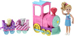 Barbie Chelsea Choo-Choo vlak s lutko, barvit set za igro z dodatki (FRL86)