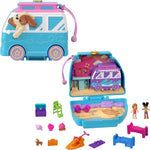 Mattel Polly Pocket: Kompakt z vožnjo ob morju s kužkom (HRD36)