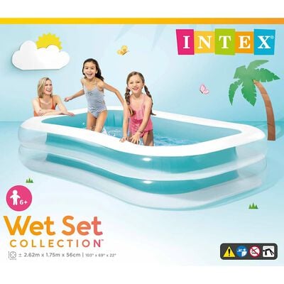 Intex Pravokotni Vrtni Bazen 262x175x56 cm
