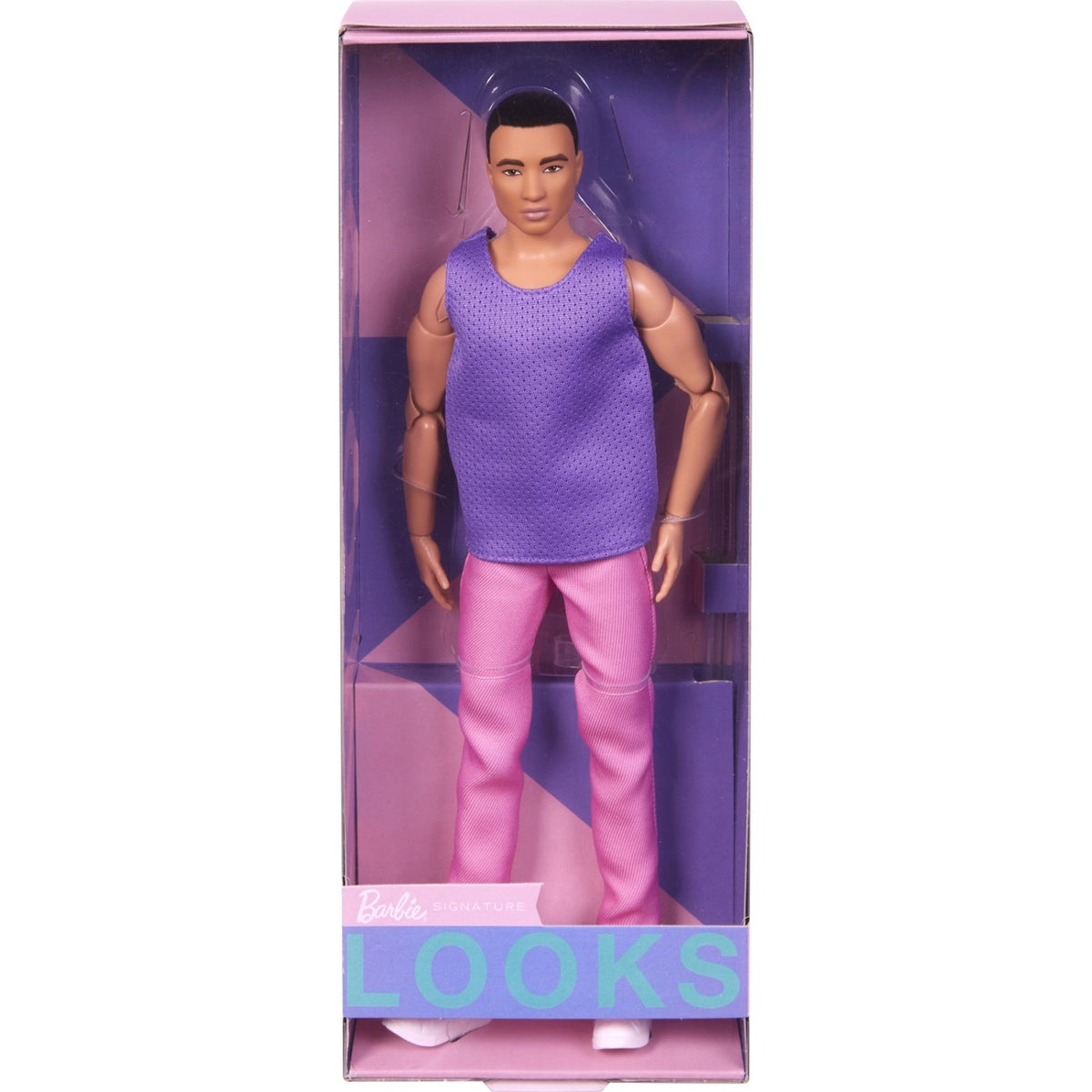 Mattel Barbie - Ken lutka s vijolično srajco (HJW84)