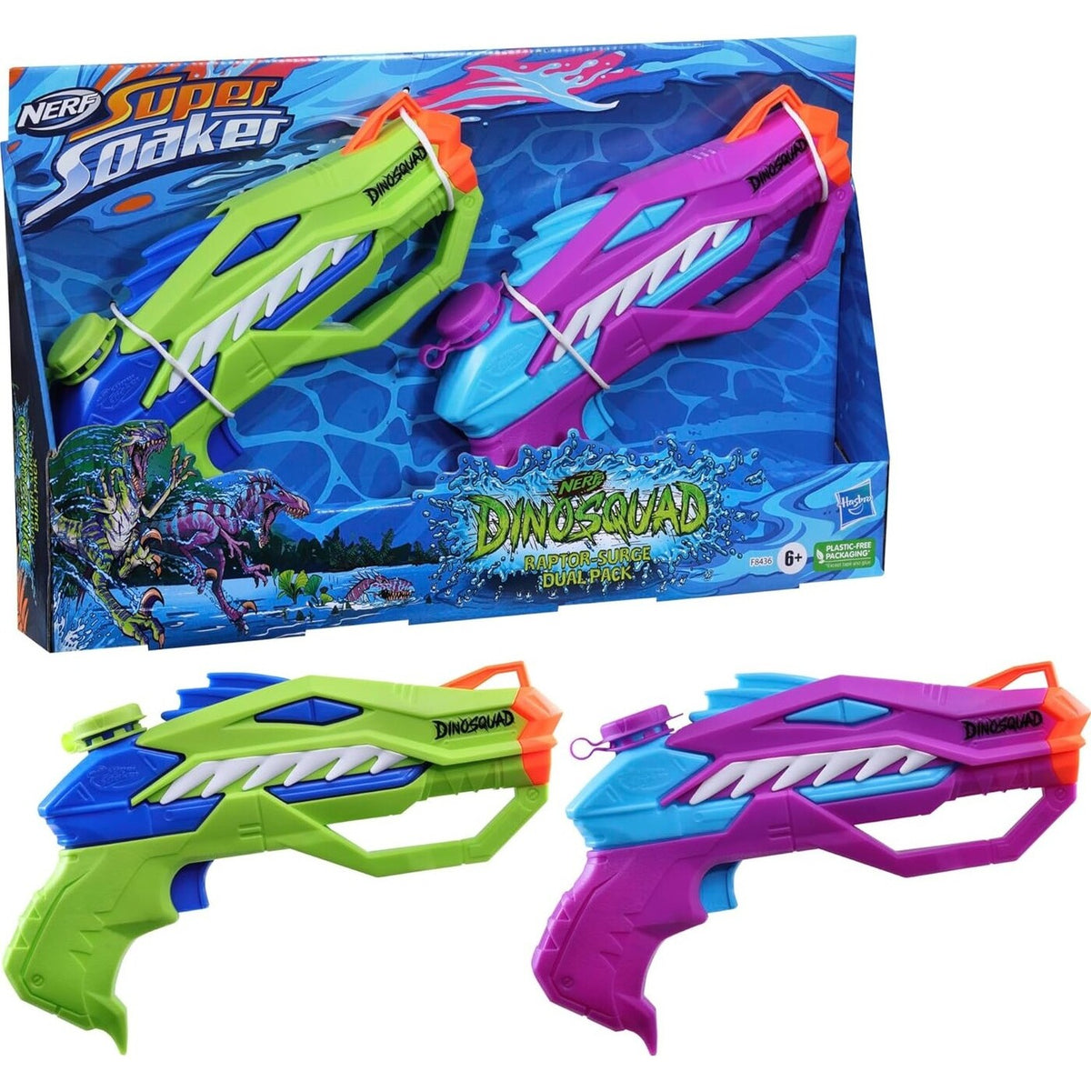 Nerf Super Soaker Dinosquad Raptor Surge