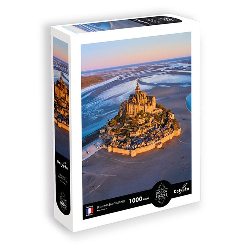Puzzle 1000 kosov - Pokrajina - Mont Saint-Michel - Normandija