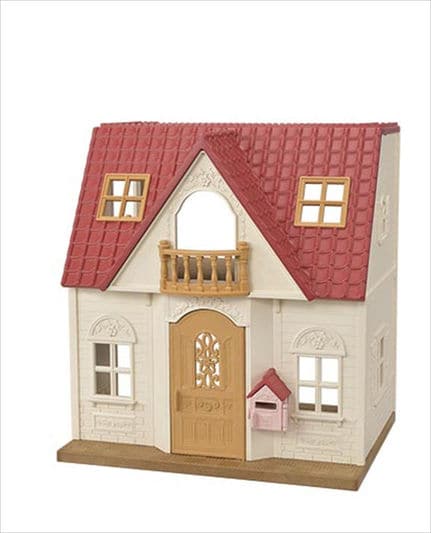 Sylvanian Families Rdeča streha podeželska hiša s pohištvom in posebnimi oblekami 5727