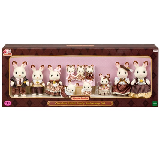 Sylvanian Families – Jubilejni set družine čokoladnih zajčkov