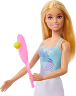 Mattel Barbie Lahko si karkoli - Profesionalna teniška igralka, lutka s svetlimi lasmi (HBW98)